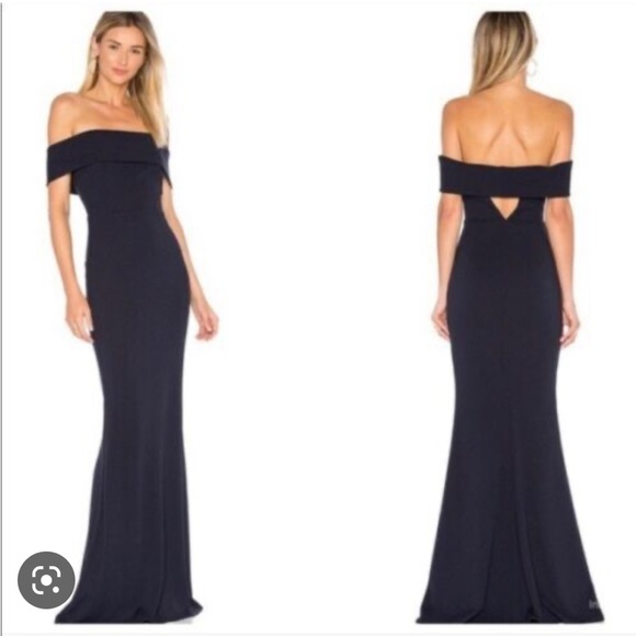 Katie May legacy gown navy blue - Picture 2 of 2